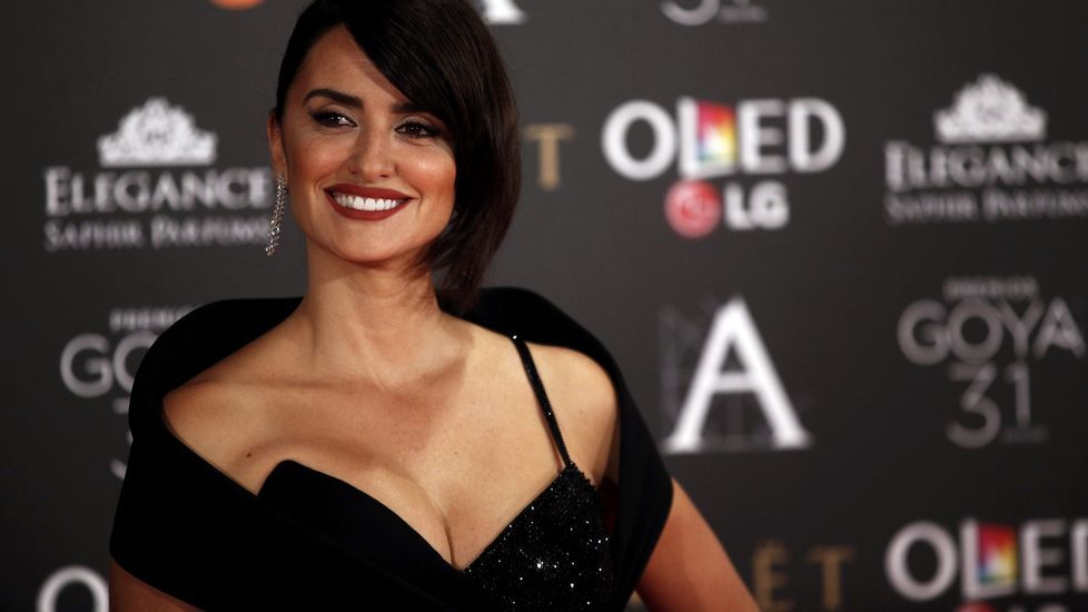 Pen�lope Cruz fue una de las estrellas de la alfombra roja de los Goya