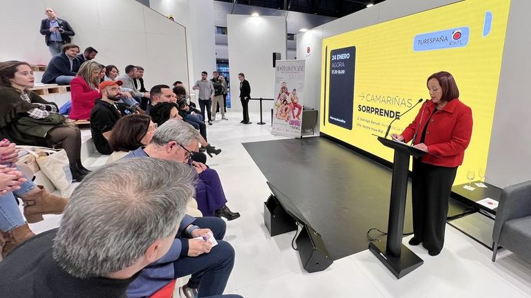 Presentación de la Mostra do Encaixe de Camariñas, en Fitur 2024