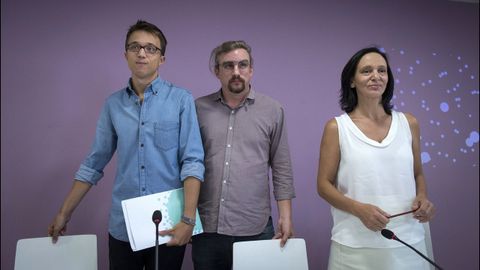 Bescansa y Errejón cuando ambos todavía formaban parte de Podemos