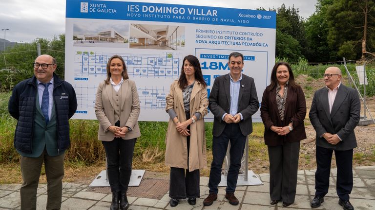 El nuevo instituto del barrio vigués de Navia estará terminado a finales del 2027