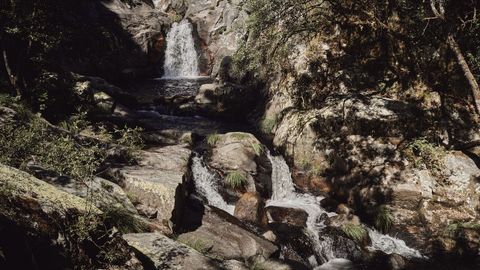La cascada del río Barbantiño, en Maside.