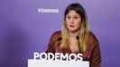 La portavoz de Podemos, Alejandra Jacinto