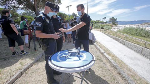 Los drones patrullan Sanxenxo