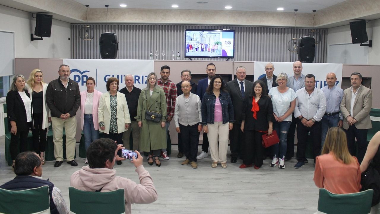 Acto de presentacin de la candidatura del PP de Guitiriz
