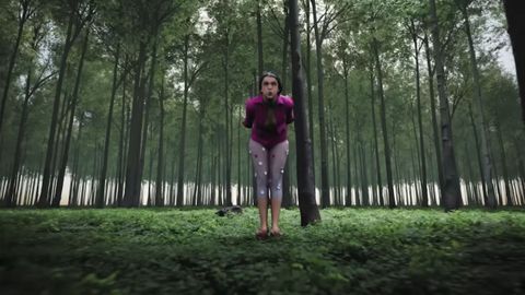 Amaia en el videoclip de��Aralar�.