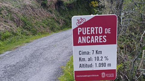 Rutas ciclistas por las montañas de Lugo, con altimetrías