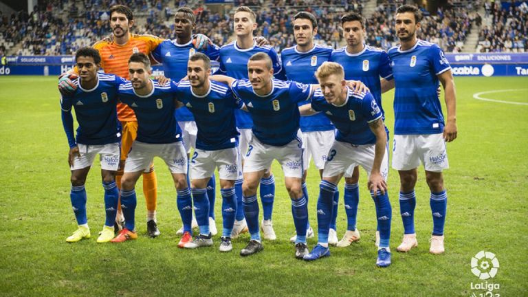 Alineación del Oviedo ante el Reus