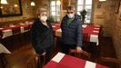 Manuel López y Celia Veiga, los dueños del histórico restaurante A Nosa Terra, en Lugo