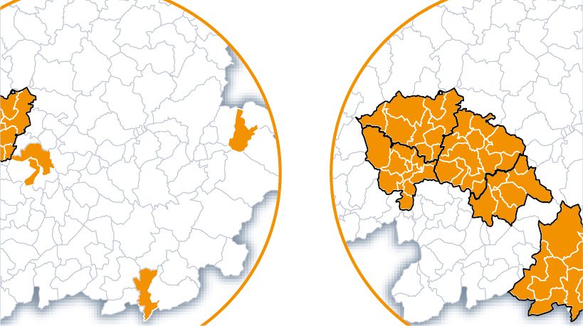 El mapa de las nuevas restricciones en la provincia