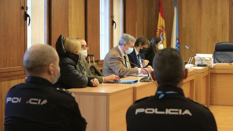 Ana Sandamil, en la Audiencia de Lugo el quinto da del juicio del Caso Desire.