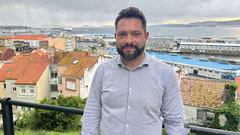 Lorenzo Justo, fisioterapeuta, despu�s de dar la charla en el evento Pints of Science, en Vigo.