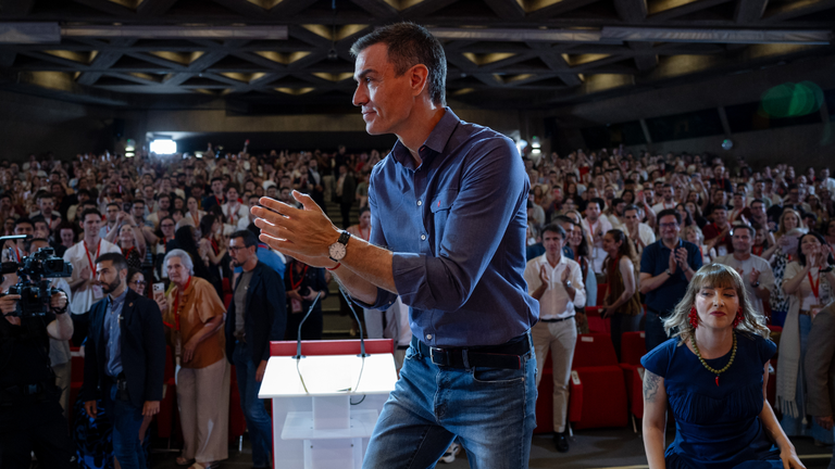 En directo: Pedro Sánchez interviene en el Congreso de las Juventudes del PSOE, en medio de la crisis por los casos de corrupción que cercan al partido