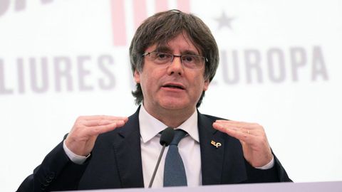 El expresidente de la Generalitat, el fugado Carles Puigdemont