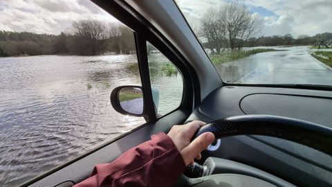 El río Umia a su paso por Vilanova