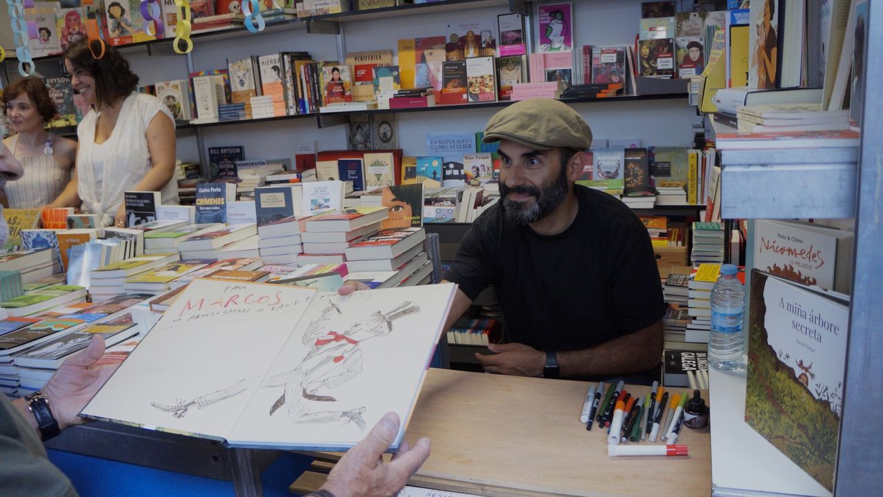 As arranc la Feria del Libro de A Corua.Presentacin del Vilablues Fest