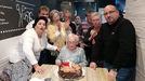 Esperanza Cortiñas celebró los 106 con la familia