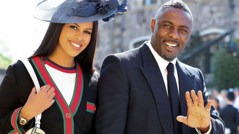 El actor británico Idris Elba y su pareja Sabrina Dhowre