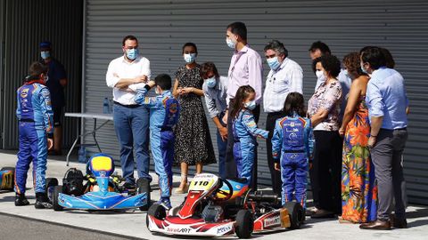 Los reyes con Alonso