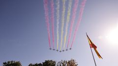 Vista del desfile de la Fuerza Aérea Española