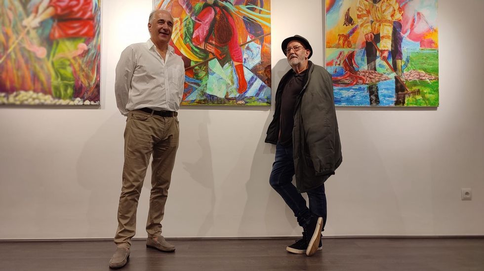 Al Sola y Xosé Rivada presentan la exposición «Fronte as fronteiras» en Verín