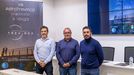 Óscar Blanco, César Fernández y Juan Anta presentaron el programa de AstroTrevinca