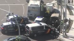 Detenido un hombre con 33 arrestos por agredir con un palo a militares en Vigo