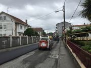 La carretera est� cortada desde las ocho de la ma�ana 