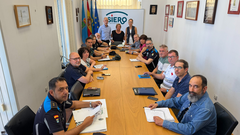 Reuni�n de seguridad del Carm�n de la Pola de Siero.