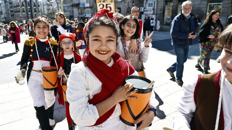 La Reconquistiña volverá a congregar a miles de escolares vigueses el próximo 23 de marzo