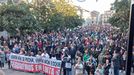 Vista de la manifestación de este sábado en Verín