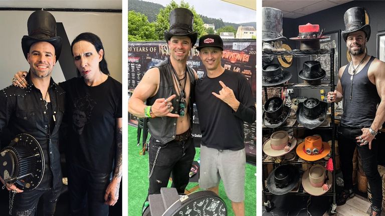 El cedeirés Marcos Souto vende por todo el mundo sus sombreros inspirados en el rock: «Me enganchó como a un niño la PlayStation»