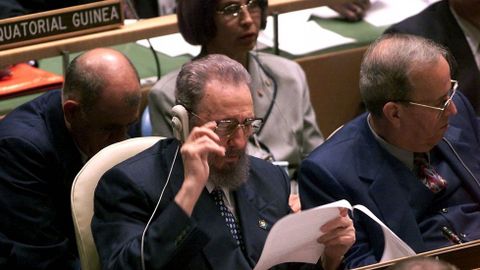 Cumbre en la sede de las Naciones Unidas en Nueva York, en el ao 2000