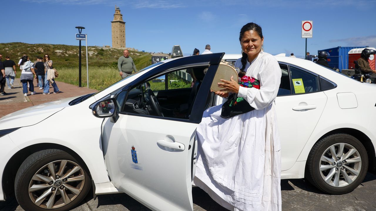 Cinco d�cadas de Maderas Argimiro.Ver�nica Marisol Campos se toma tan en serio el D�a das Letras Galegas.