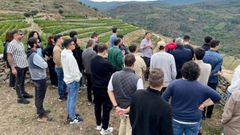 Visita a la D. O. Valdeorras de alumnos del Instituto Galego do Viño