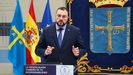 El presidente del Principado de Asturias, Adrián Barbón, informa en rueda de prensa sobre la situación provocada por la crisis del coronavirus