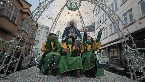 Los Reyes Magos volvern a desfilar con sus carrozas por las calles de Monforte