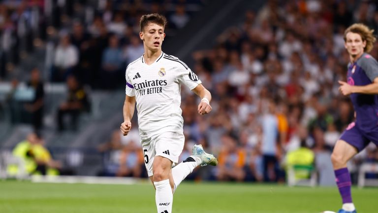 Arda Güler con el Real Madrid