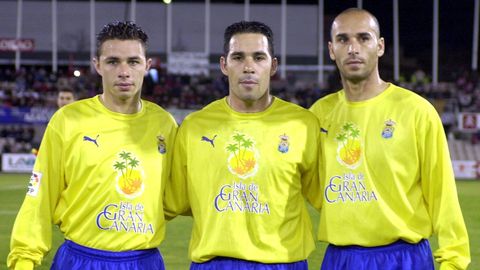 El incombustible delantero (izquierda) solo había jugado 3 partidos con el Las Palmas hasta la llegada de Fernando.