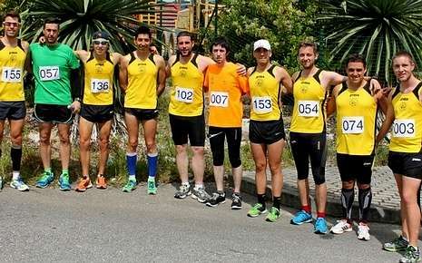 El Fiscal General del Estado, Eduardo Torres Dulce, habla con el coordinador de las Jornadas Jur�dicas de Sarria, Carlos Lema