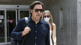 Luis Lorenzo y Arancha Suárez a la salida de los juzgados el pasado junio
