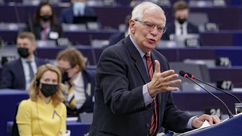 Josep Borrell en el Parlamento Europeo