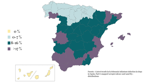 Ourense muestra elevados niveles de leishmania en comparacin al resto de su entorno. 