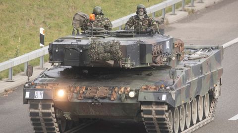 Un tanque Leopard en una imagen de archivo