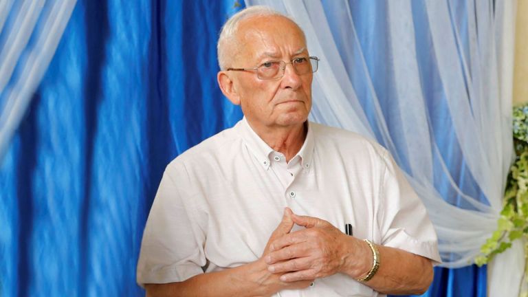 Luis González durante a homenaxe do 19 de agosto