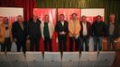 Formoso con alcaldes y destacados socialistas de la montaña de Lugo