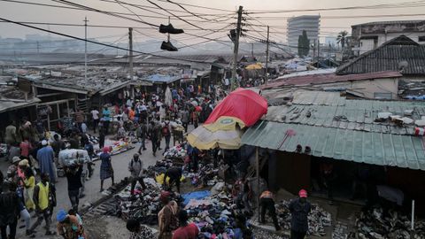 Un mercado en Ghana, en una imagen de archivo