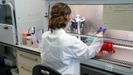 Una cientfica tabaja en uno de los laboratorios que desarrollan la vacuna de Oxford y AstraZeneca contra el covid-19