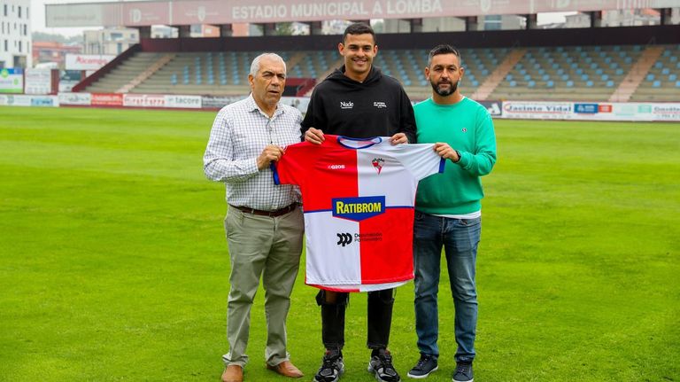 Duque, durante su presentación el pasado mes de septiembre en A Lomba