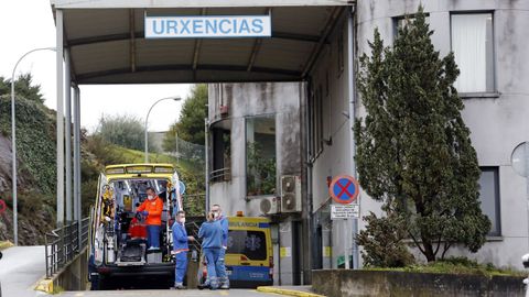 En el hospital Montecelo, en Pontevedra, haba este viernes 69 pacientes covid ingresados en planta y 16 graves en unidades de crticos
