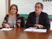 Bel�n Lendoiro, concejala de Facenda, y Evencio Ferrero, alcalde de Carballo